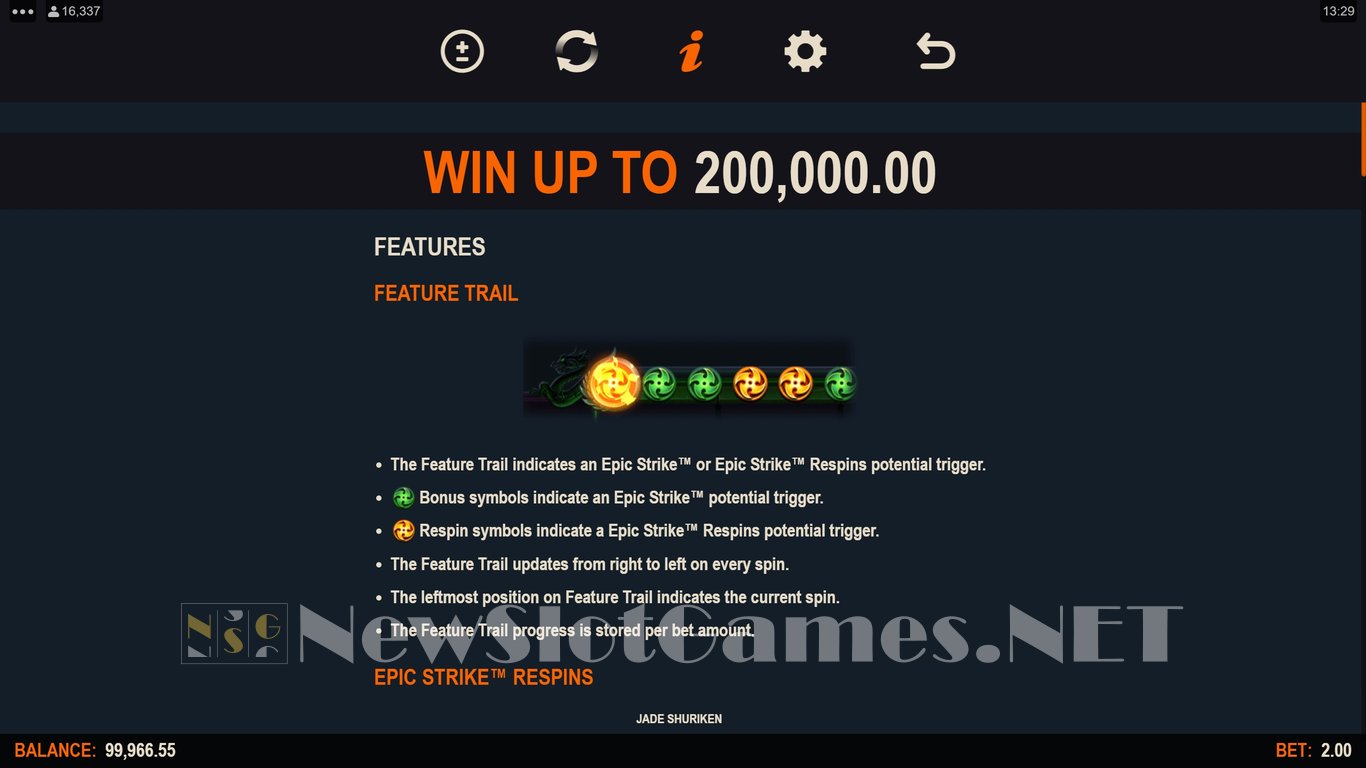 Jade Shuriken Slot Slot Image in Demo - pic. 4
