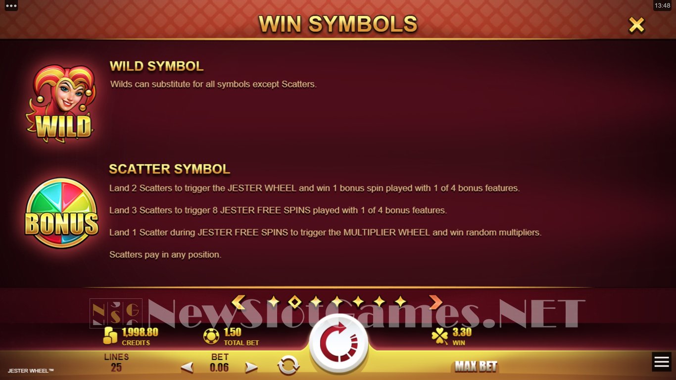 Jester Wheel Slot Slot Image in Demo - pic. 5