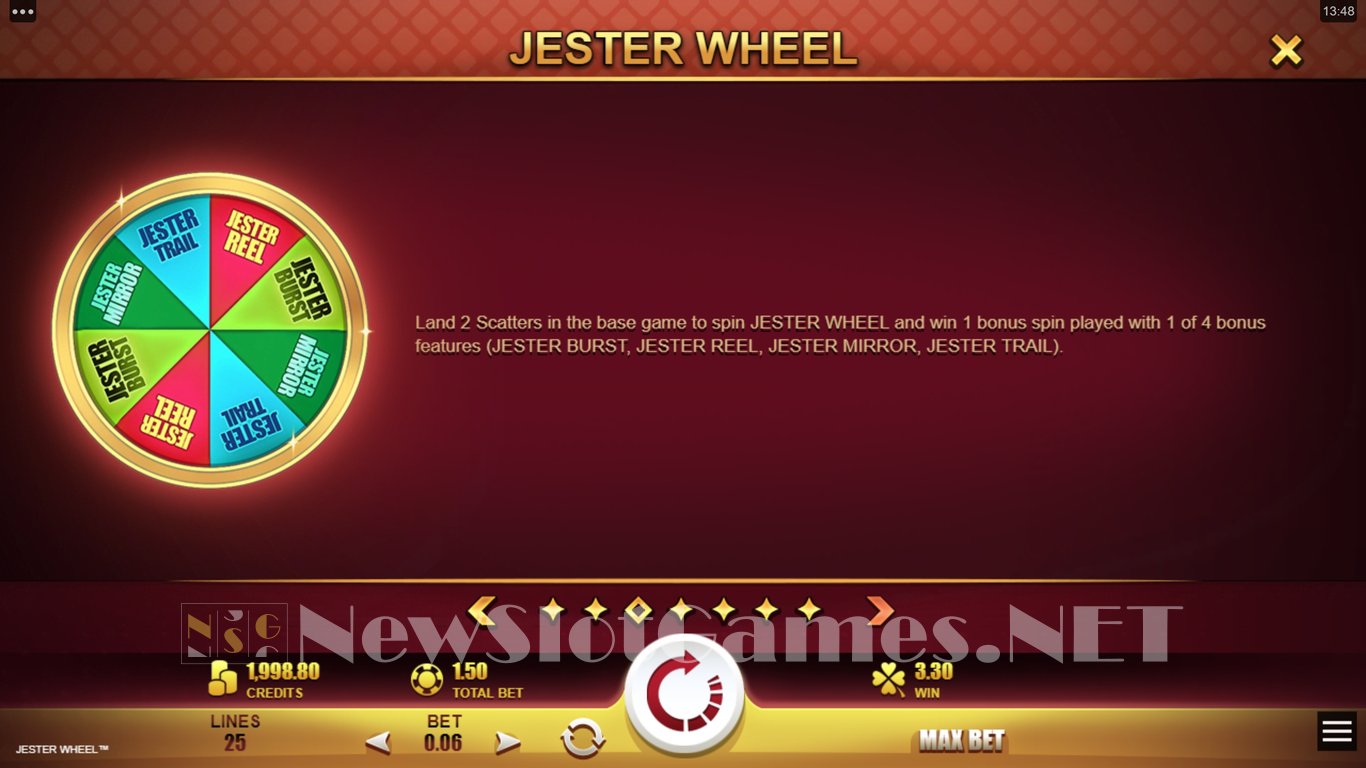 Jester Wheel Slot Slot Image in Demo - pic. 6