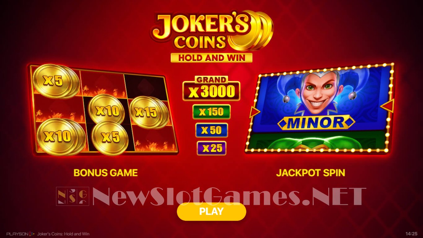 Jokers Coins Hold & Win Slot Demo Image