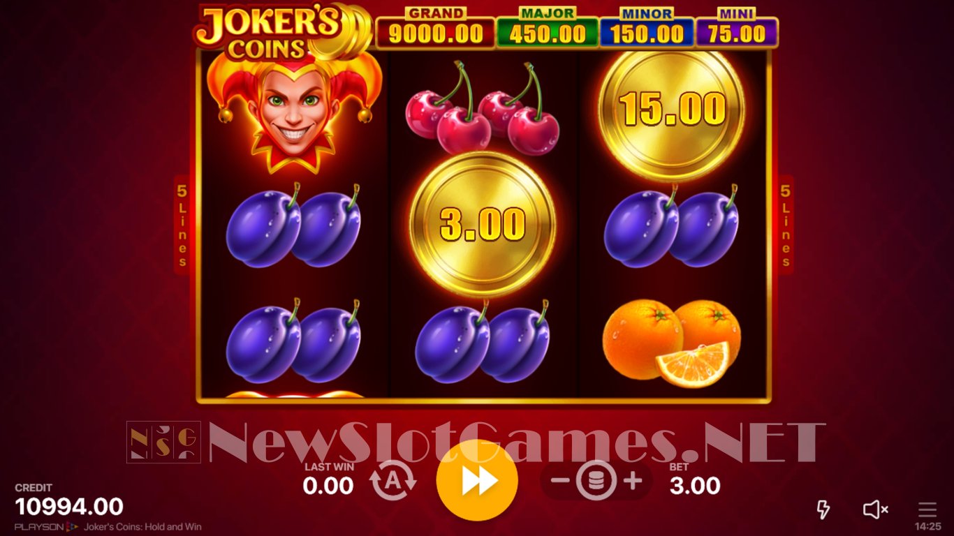 Jokers Coins Hold & Win Slot Slot Image in Demo - pic. 2