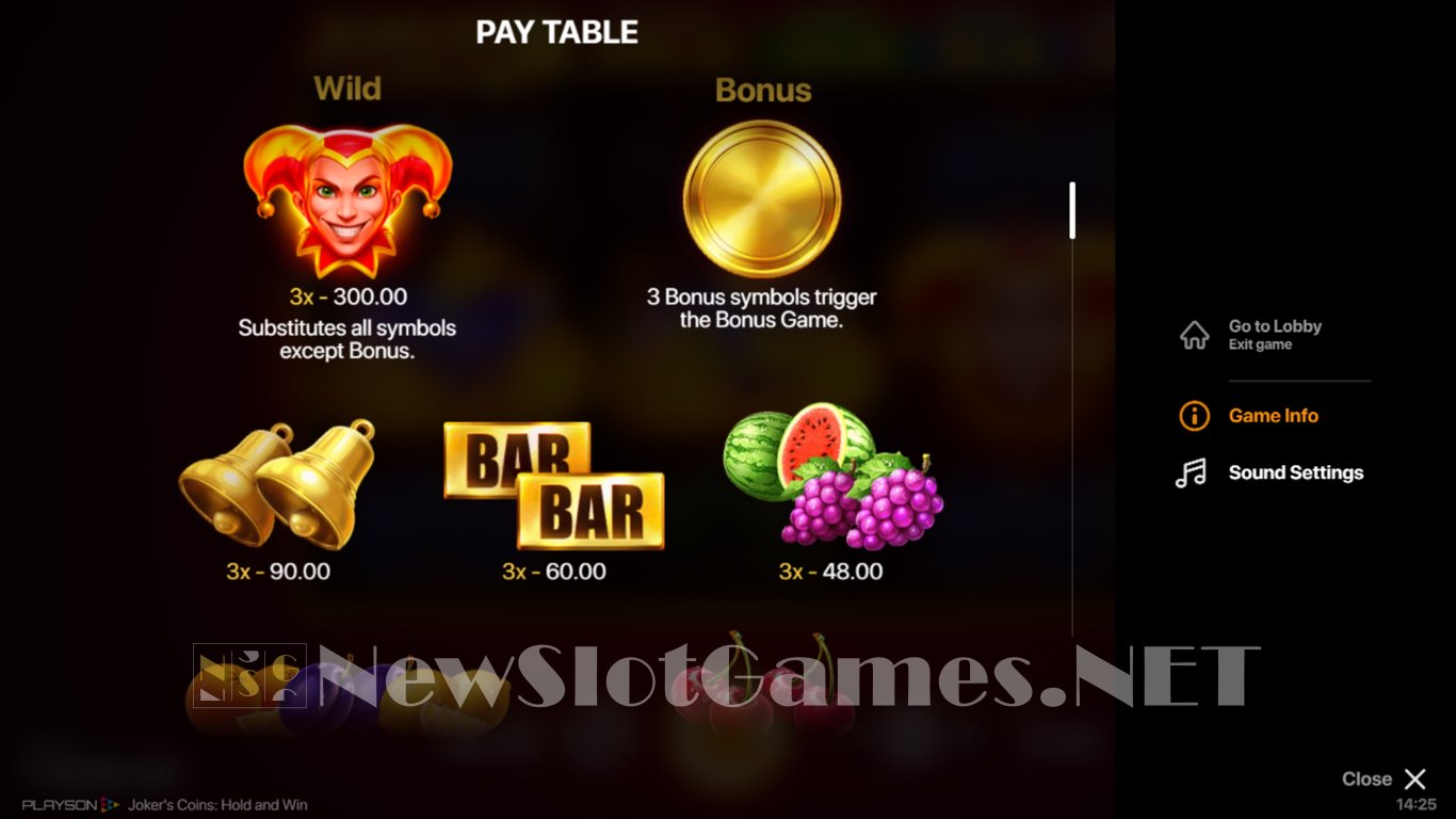 Jokers Coins Hold & Win Slot Slot Image in Demo - pic. 4