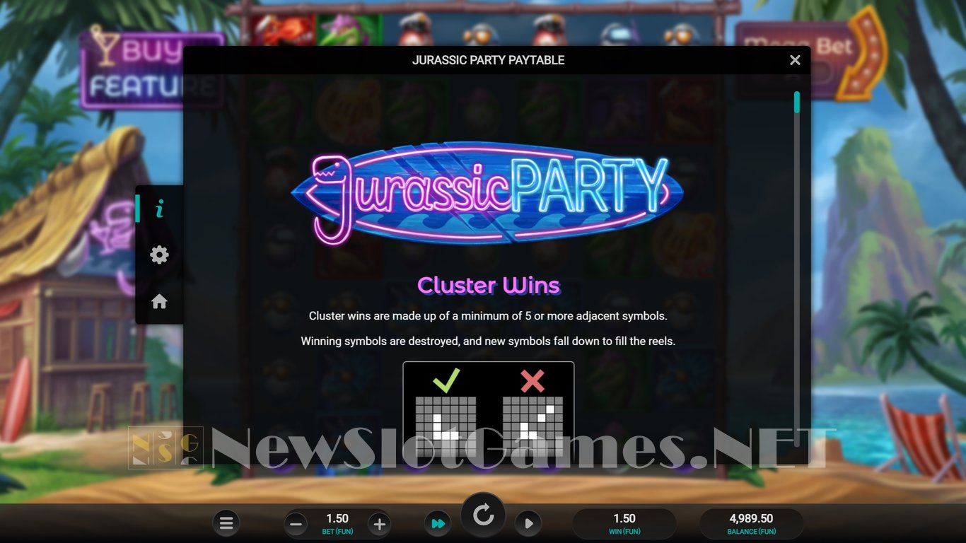 Jurassic Party Slot Slot Image in Demo - pic. 4