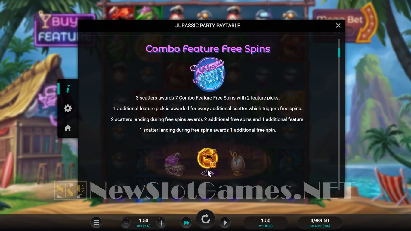 Jurassic Party Slot Slot Image in Demo - pic. 5