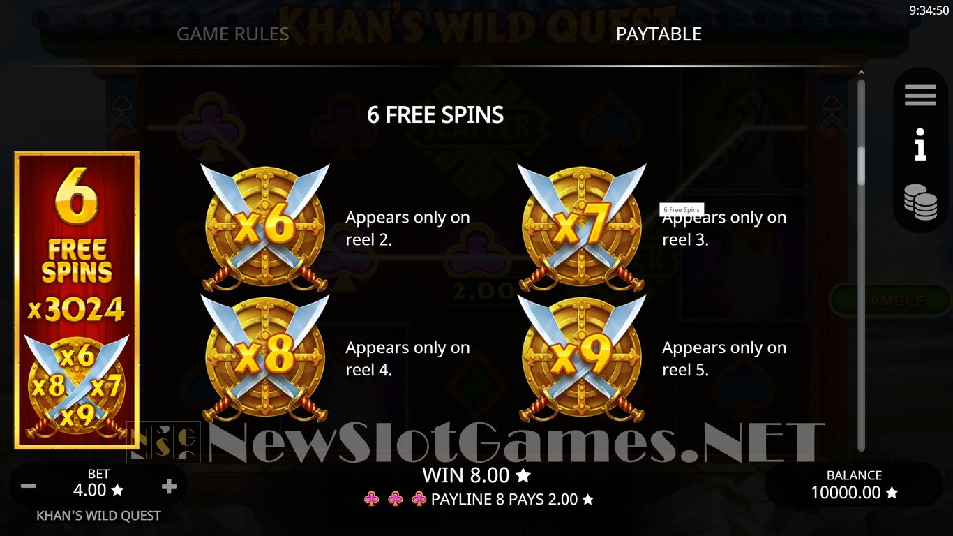 Khans Wild Quest Slot Slot Image in Demo - pic. 5