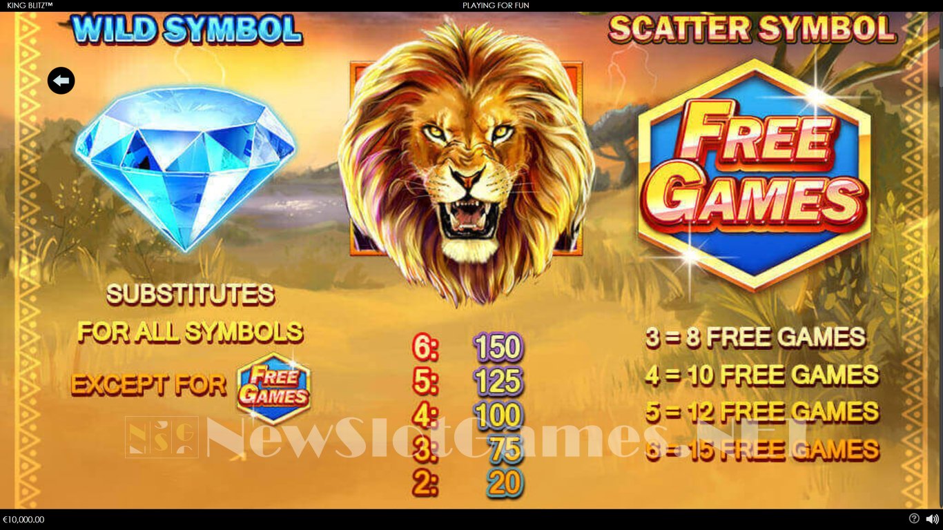 King Blitz Slot Slot Image in Demo - pic. 6