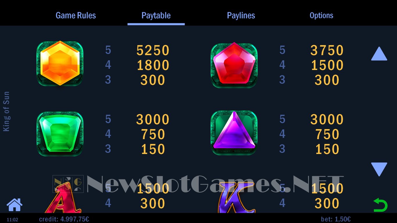 King of Sun Slot Slot Image in Demo - pic. 6