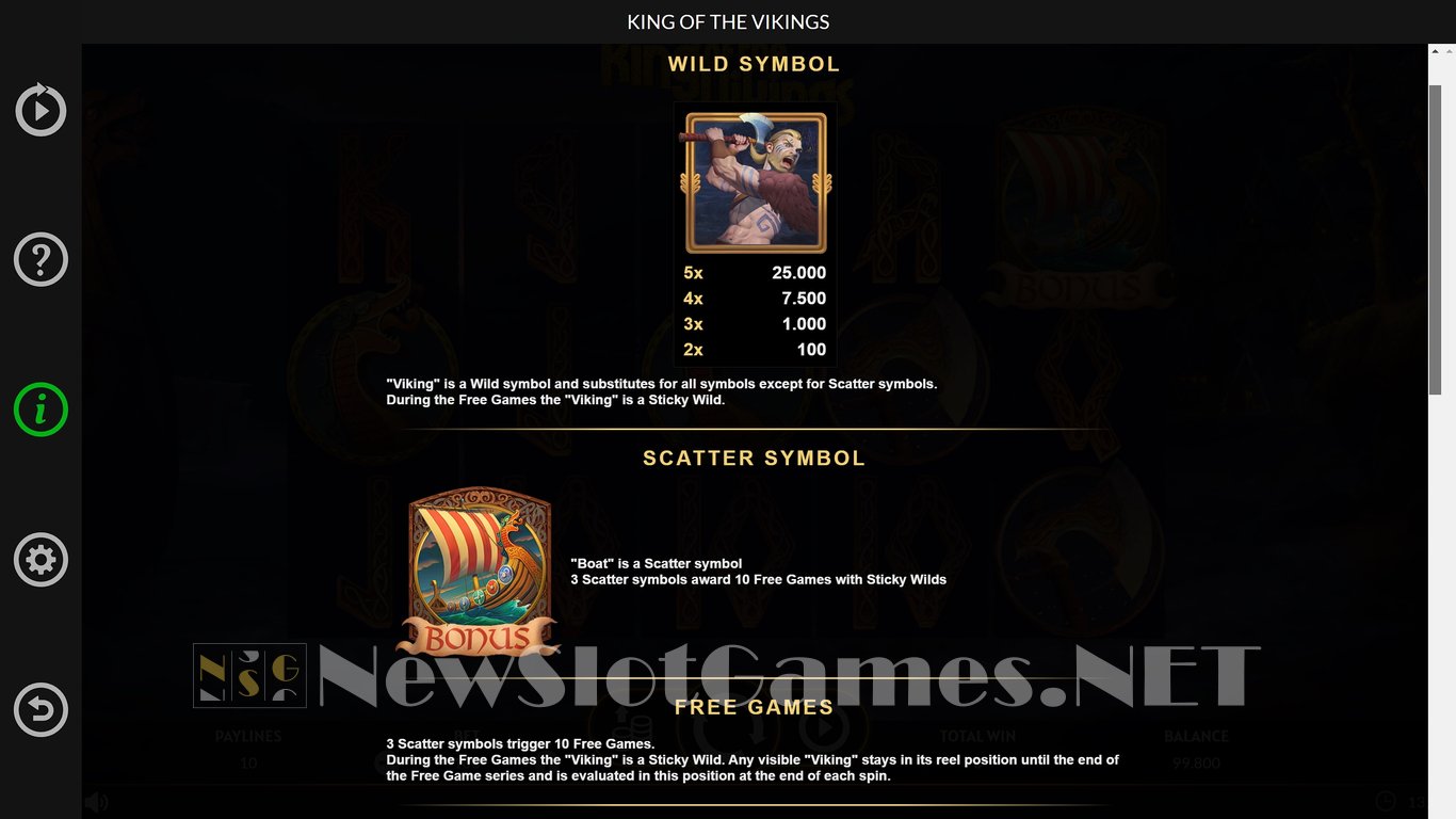 King of the Vikings Slot Slot Image in Demo - pic. 4