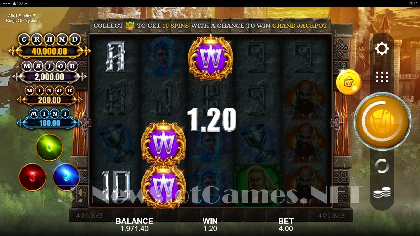 Kings of Crystals Slot Slot Image in Demo - pic. 4