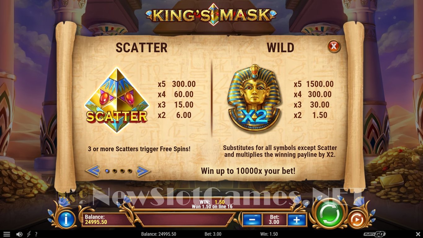 Kings Mask Slot Slot Image in Demo - pic. 4