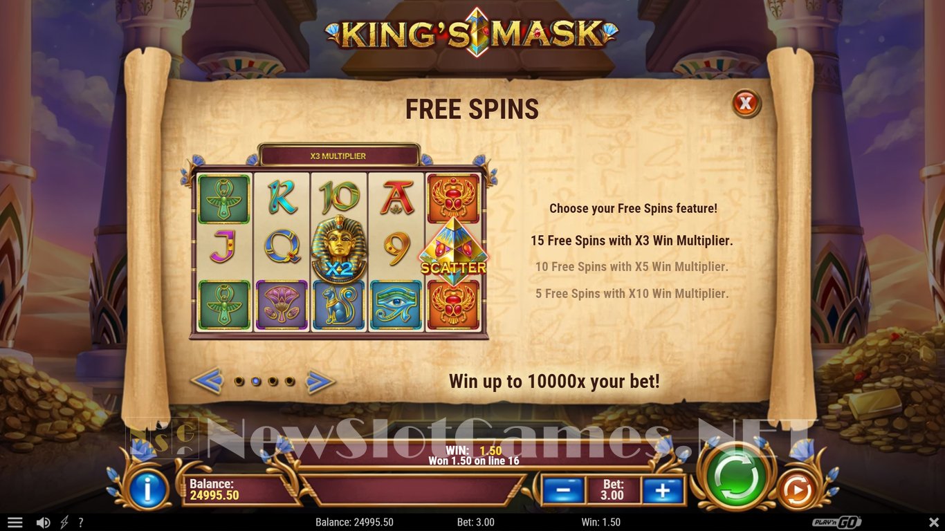Kings Mask Slot Slot Image in Demo - pic. 5