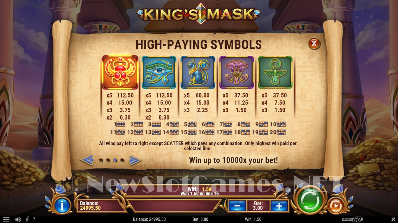 Kings Mask Slot Slot Image in Demo - pic. 6