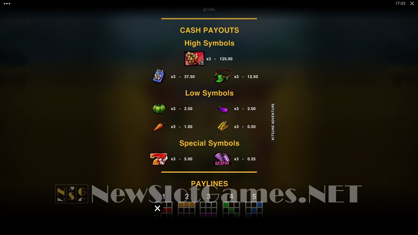 Kitsune Adventure Slot Slot Image in Demo - pic. 8