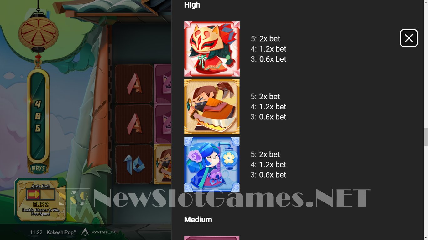 KokeshiPop Slot Slot Image in Demo - pic. 7