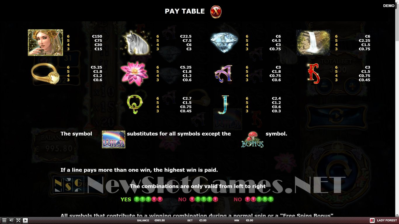 Lady Forest Slot Slot Image in Demo - pic. 4