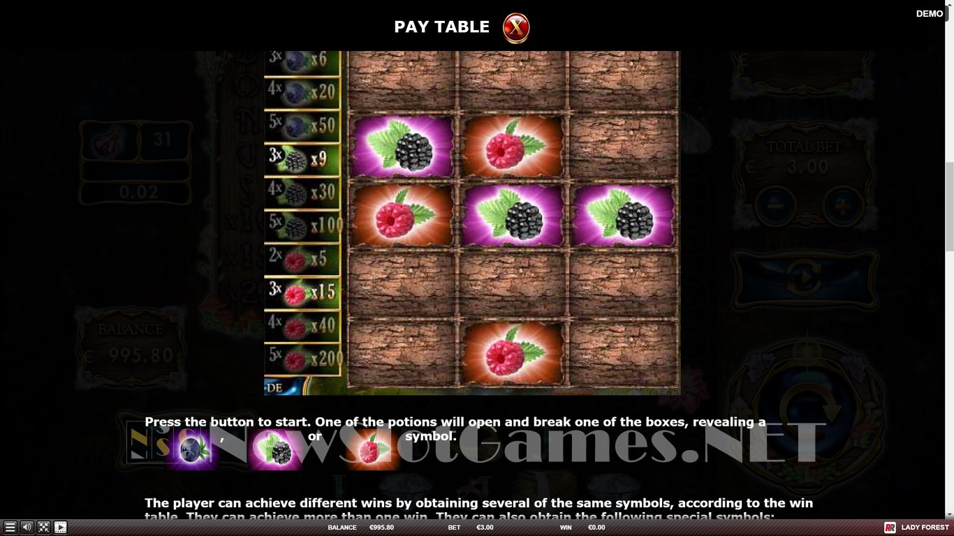 Lady Forest Slot Slot Image in Demo - pic. 5