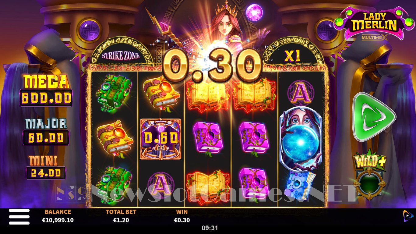 Lady Merlin MultiMax Slot Slot Image in Demo - pic. 2