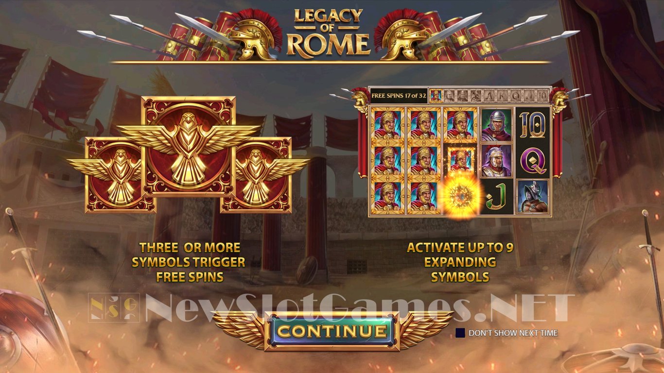 Legacy of Rome Slot Demo Image
