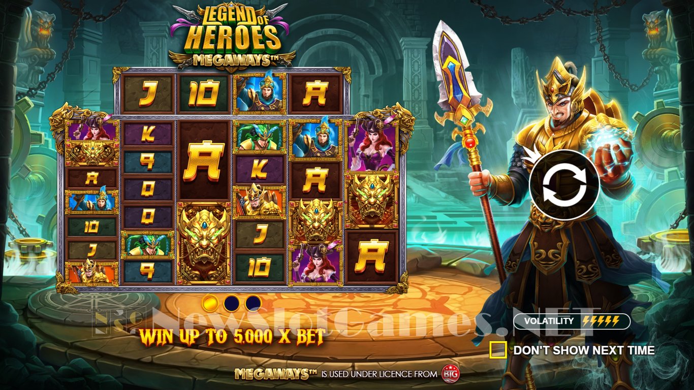 Legend of Heroes Megaways Slot Demo Image