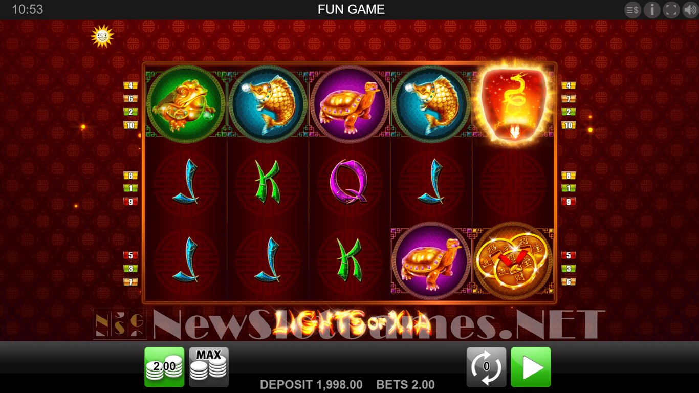 Lights of Xia Slot Demo Image