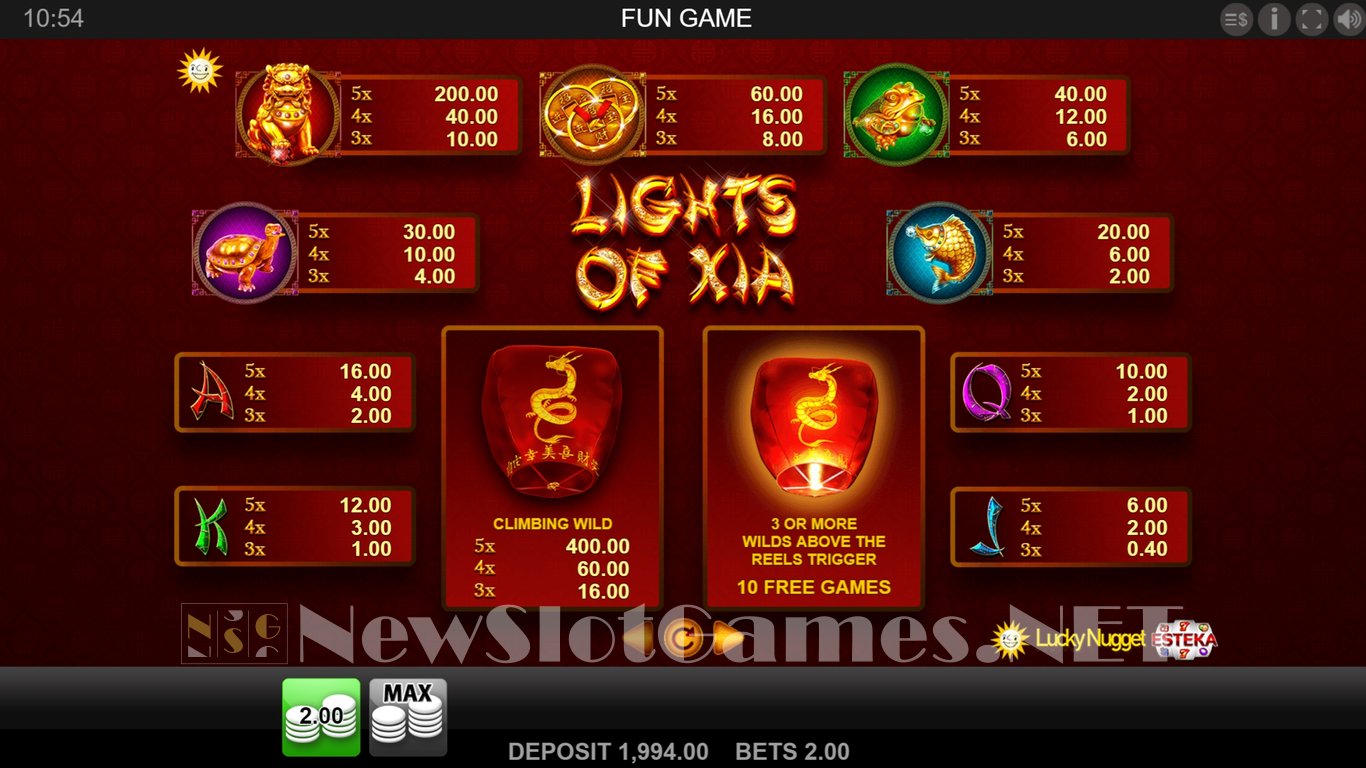 Lights of Xia Slot Slot Image in Demo - pic. 4