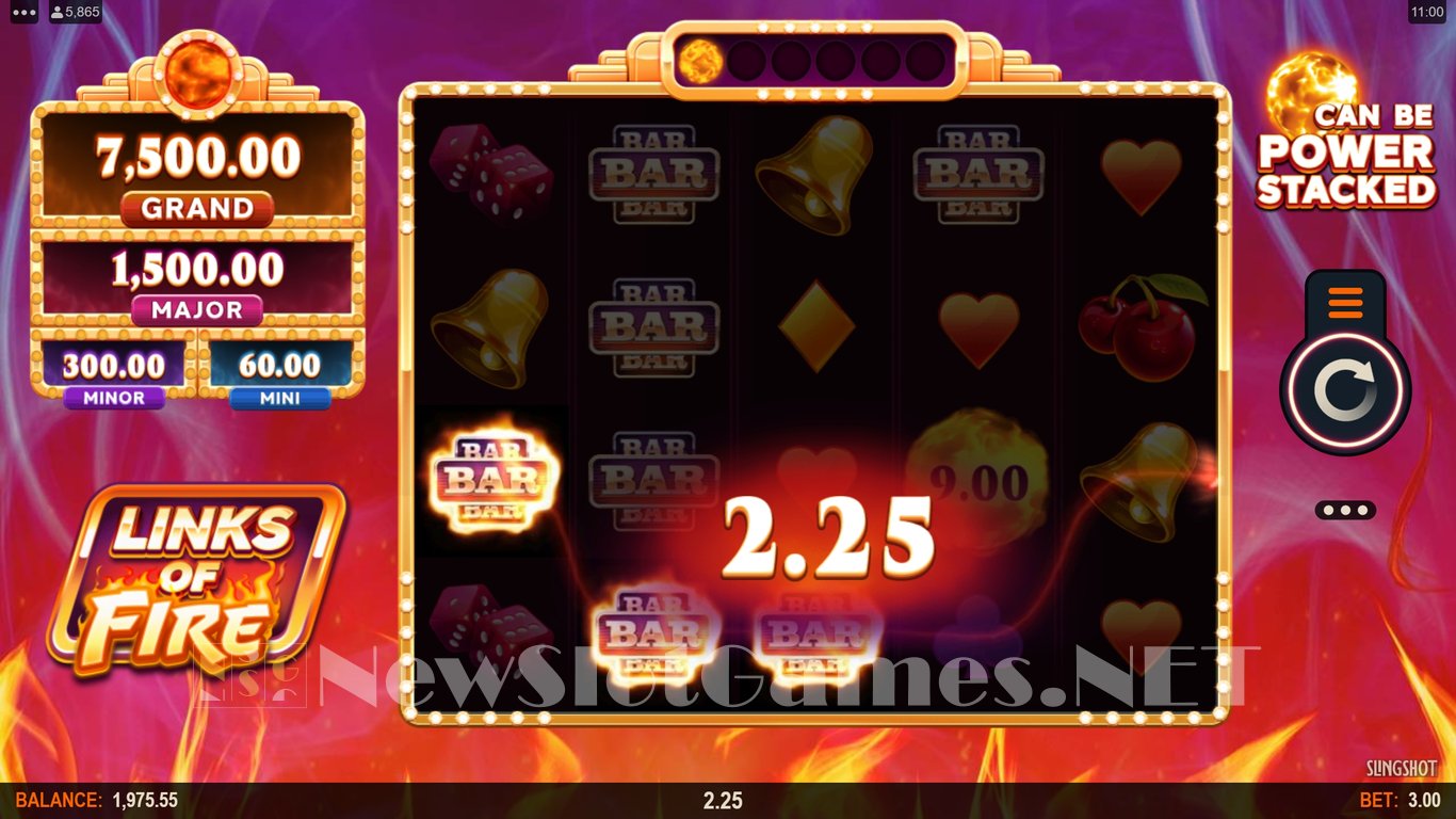 Links of Fire Slot Slot Image in Demo - pic. 10