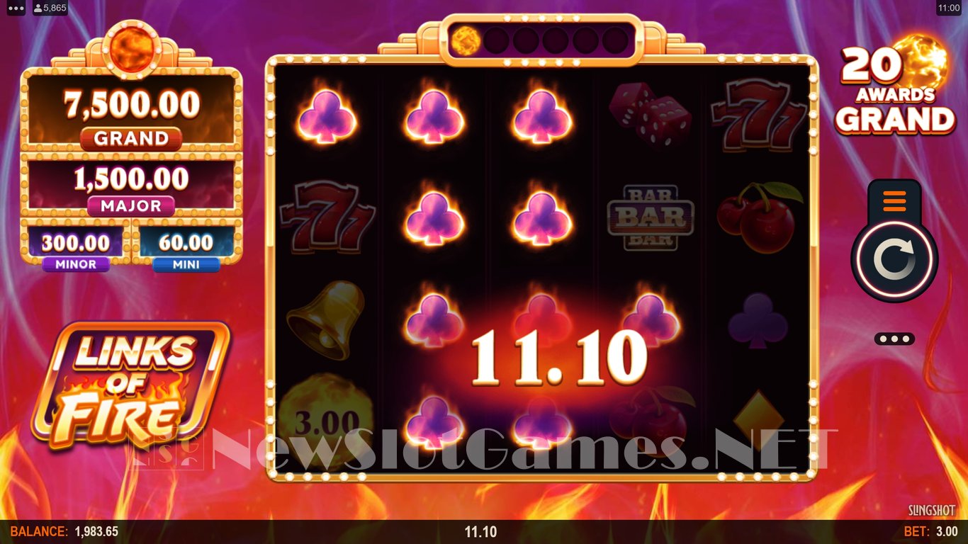 Links of Fire Slot Slot Image in Demo - pic. 11