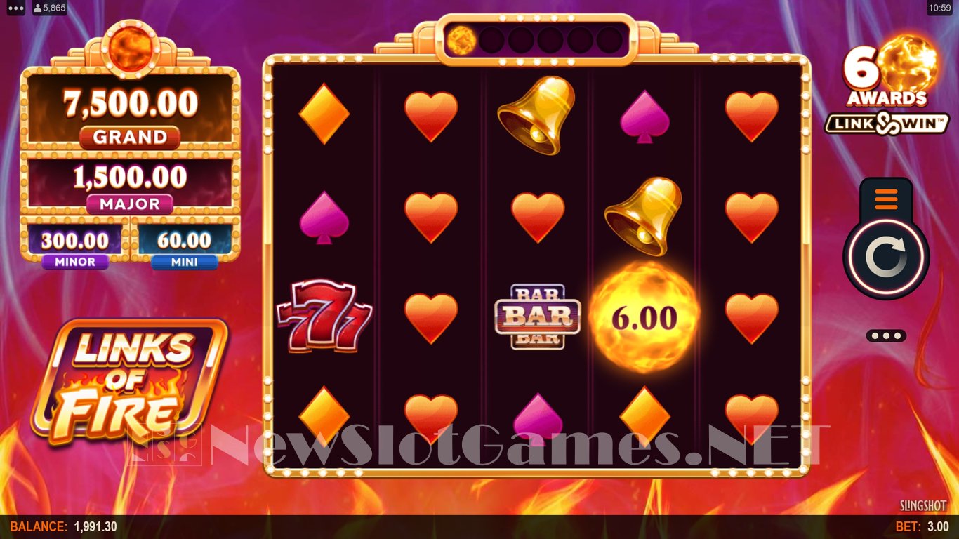 Links of Fire Slot Slot Image in Demo - pic. 8