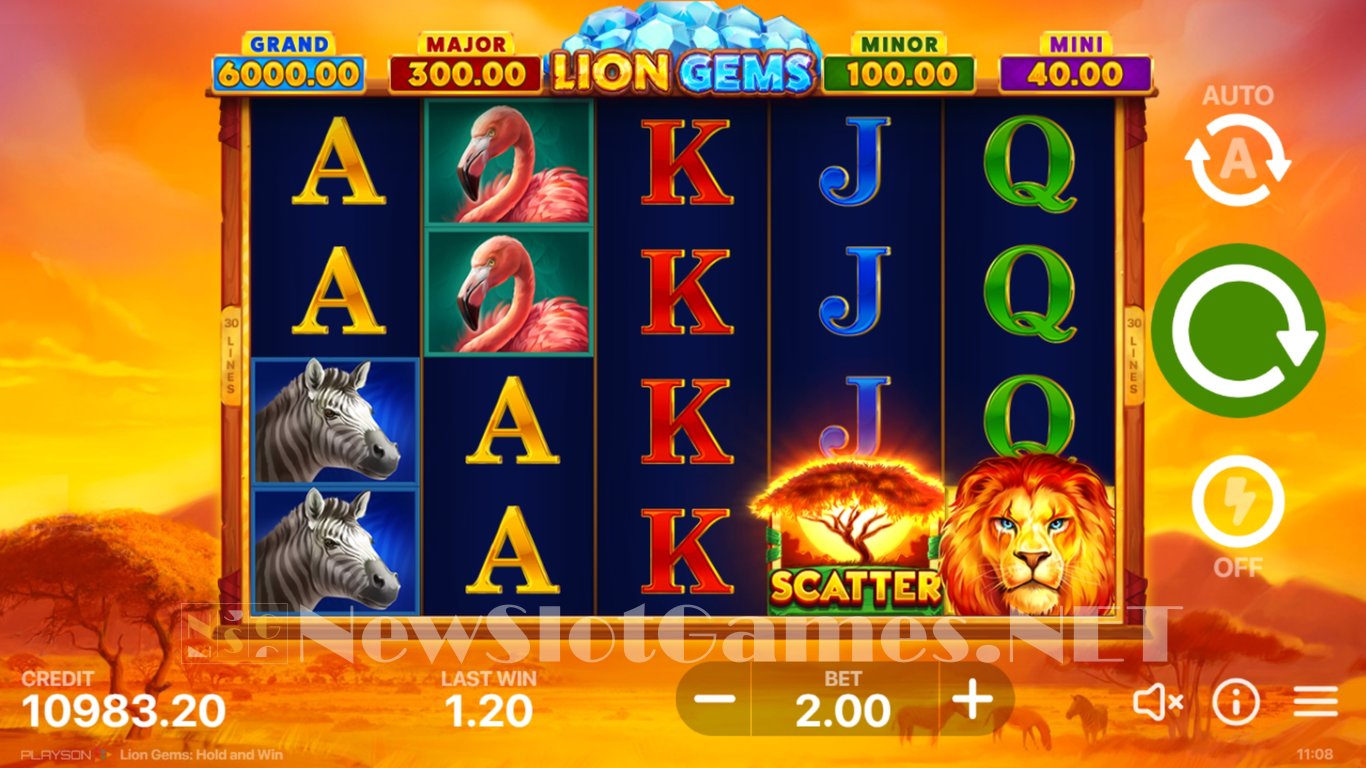 Lion Gems Hold and Win Slot Slot Image in Demo - pic. 10