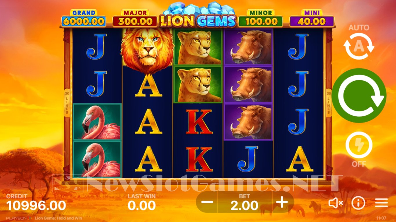 Lion Gems Hold and Win Slot Slot Image in Demo - pic. 3
