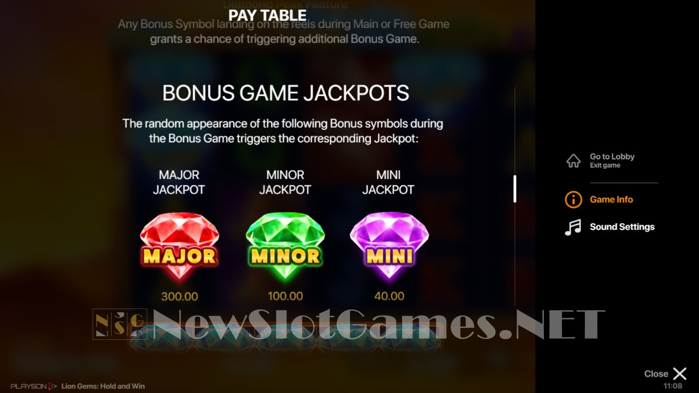Lion Gems Hold and Win Slot Slot Image in Demo - pic. 5