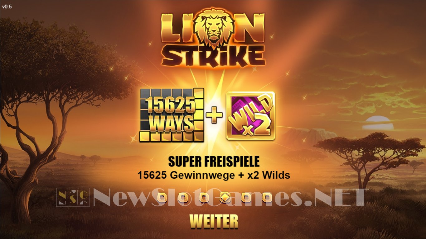Lion Strike Slot Demo Image