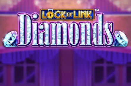 Lock It Link Diamonds Slot Logo