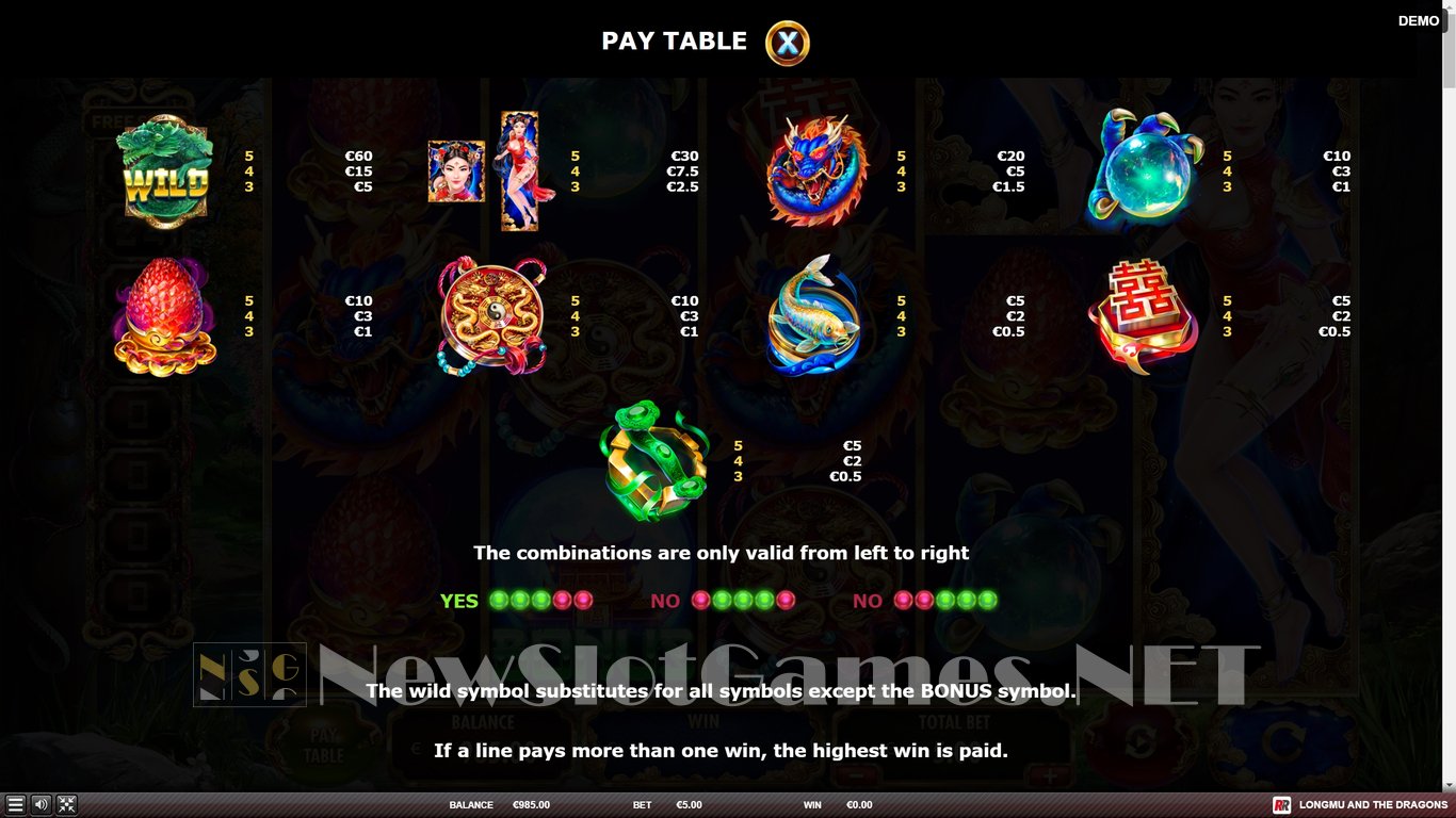 Longmu and the Dragons Slot Slot Image in Demo - pic. 4