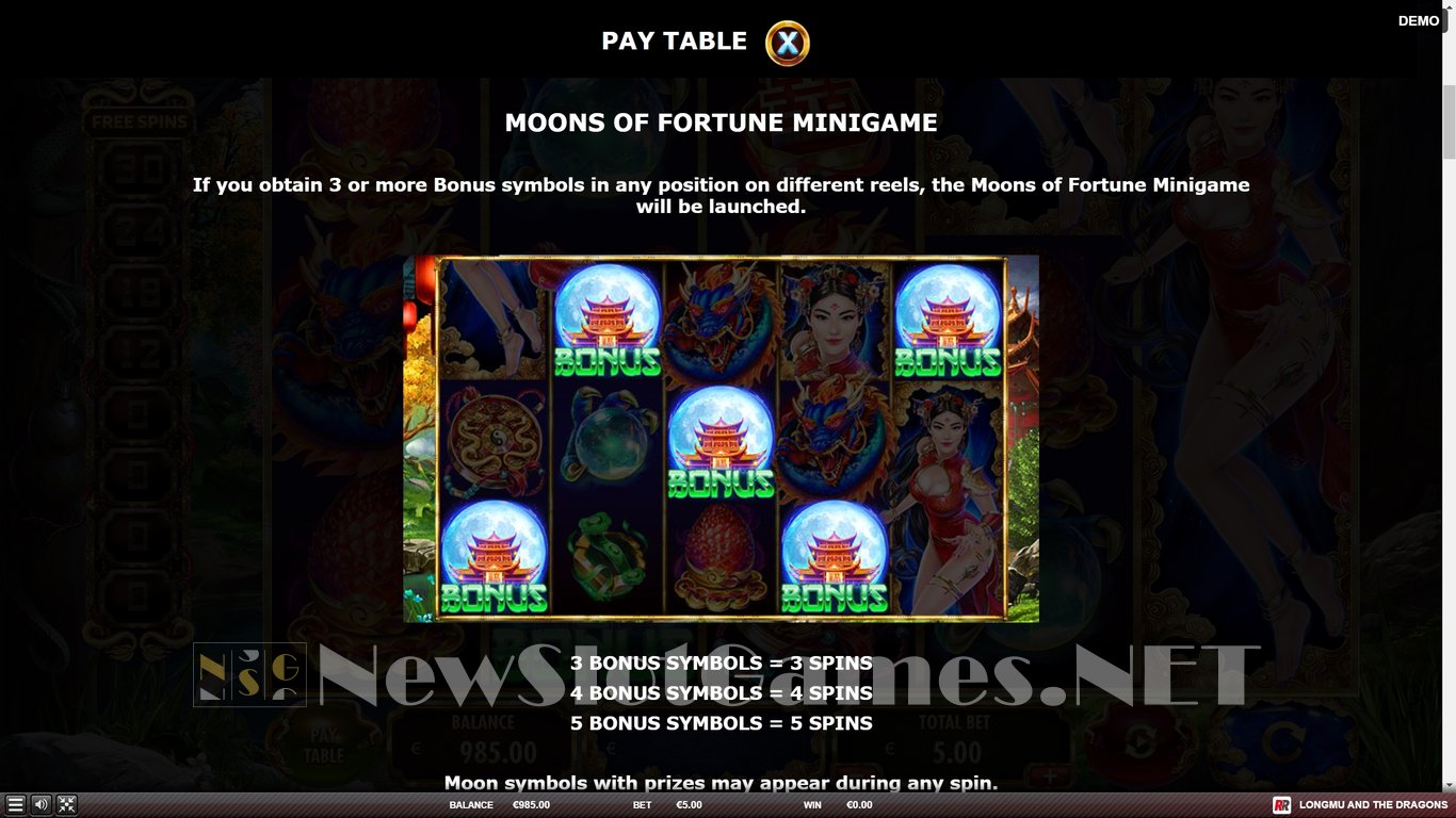 Longmu and the Dragons Slot Slot Image in Demo - pic. 5