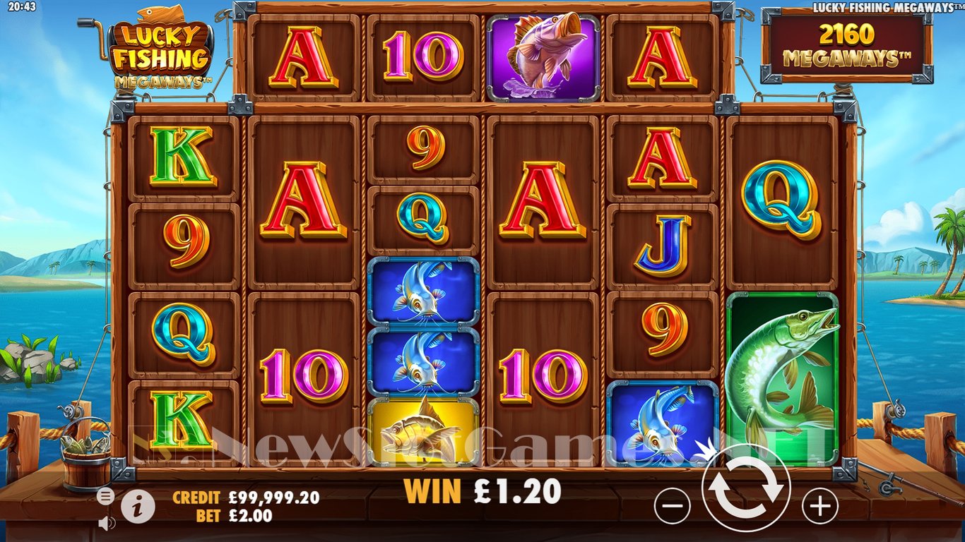 Lucky Fishing Megaways Slot Demo Image