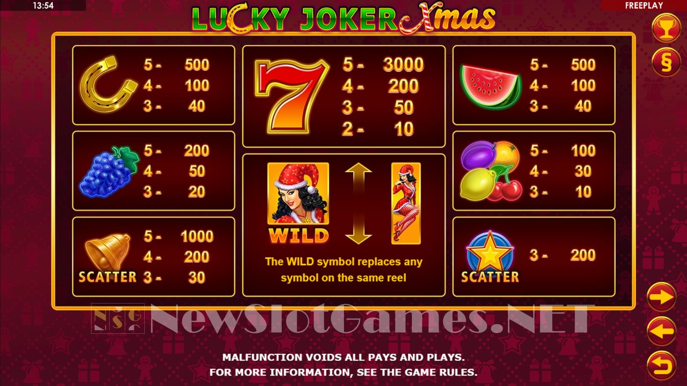 Lucky Joker X-Mas Slot Slot Image in Demo - pic. 9