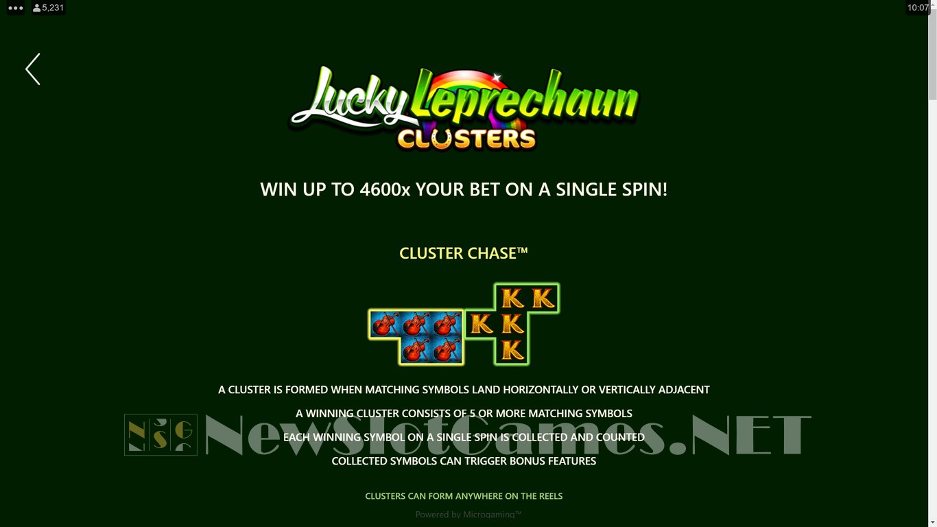 Lucky Leprechaun Clusters Slot Slot Image in Demo - pic. 3