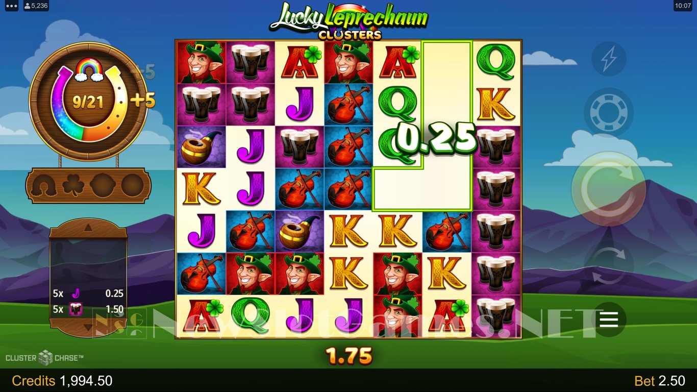 Lucky Leprechaun Clusters Slot Slot Image in Demo - pic. 6