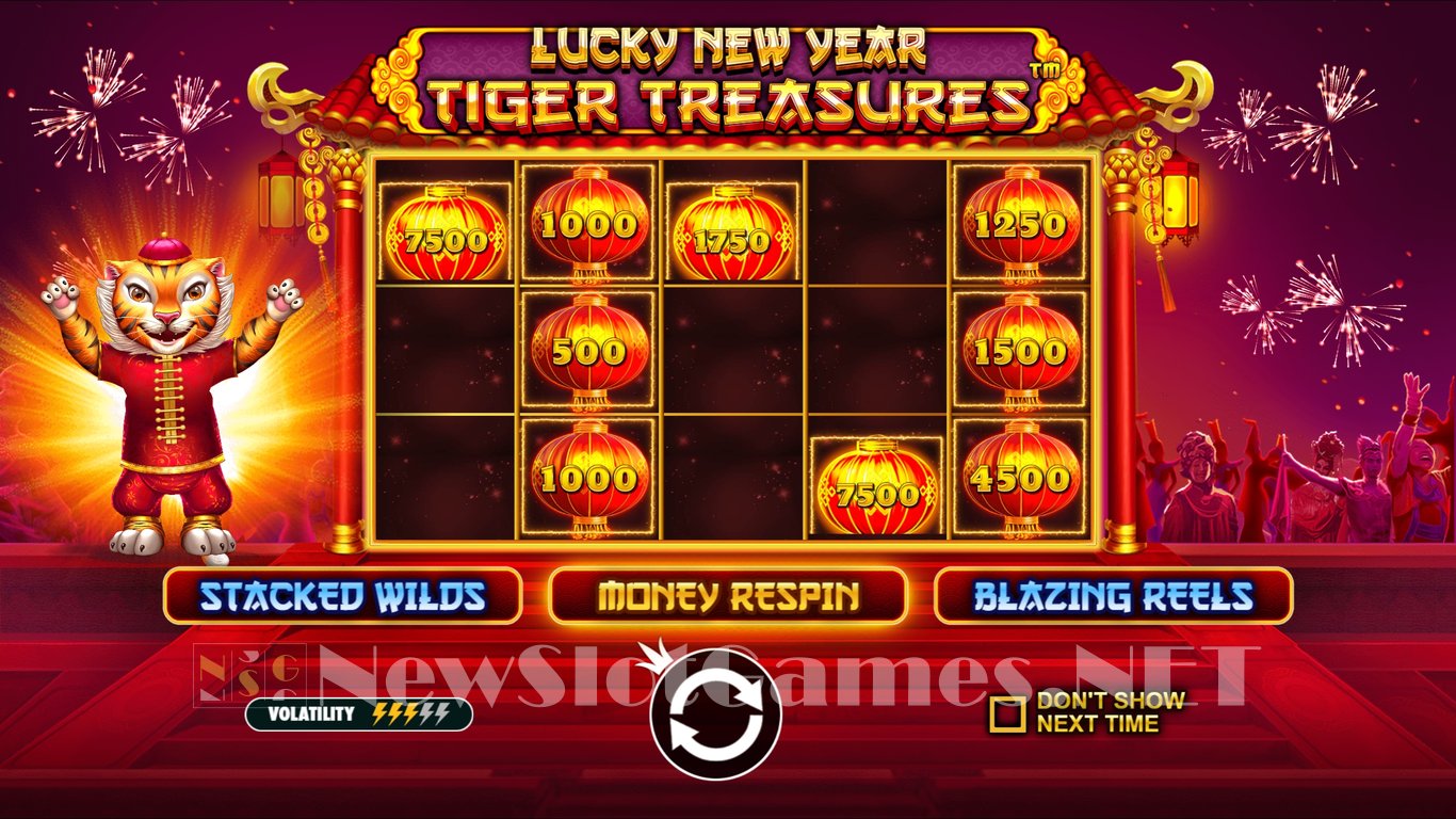 Lucky New Year Tiger Treasures Slot Demo Image