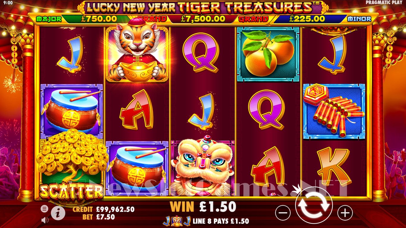 Lucky New Year Tiger Treasures Slot Slot Image in Demo - pic. 10