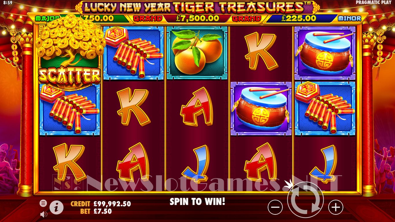 Lucky New Year Tiger Treasures Slot Slot Image in Demo - pic. 2
