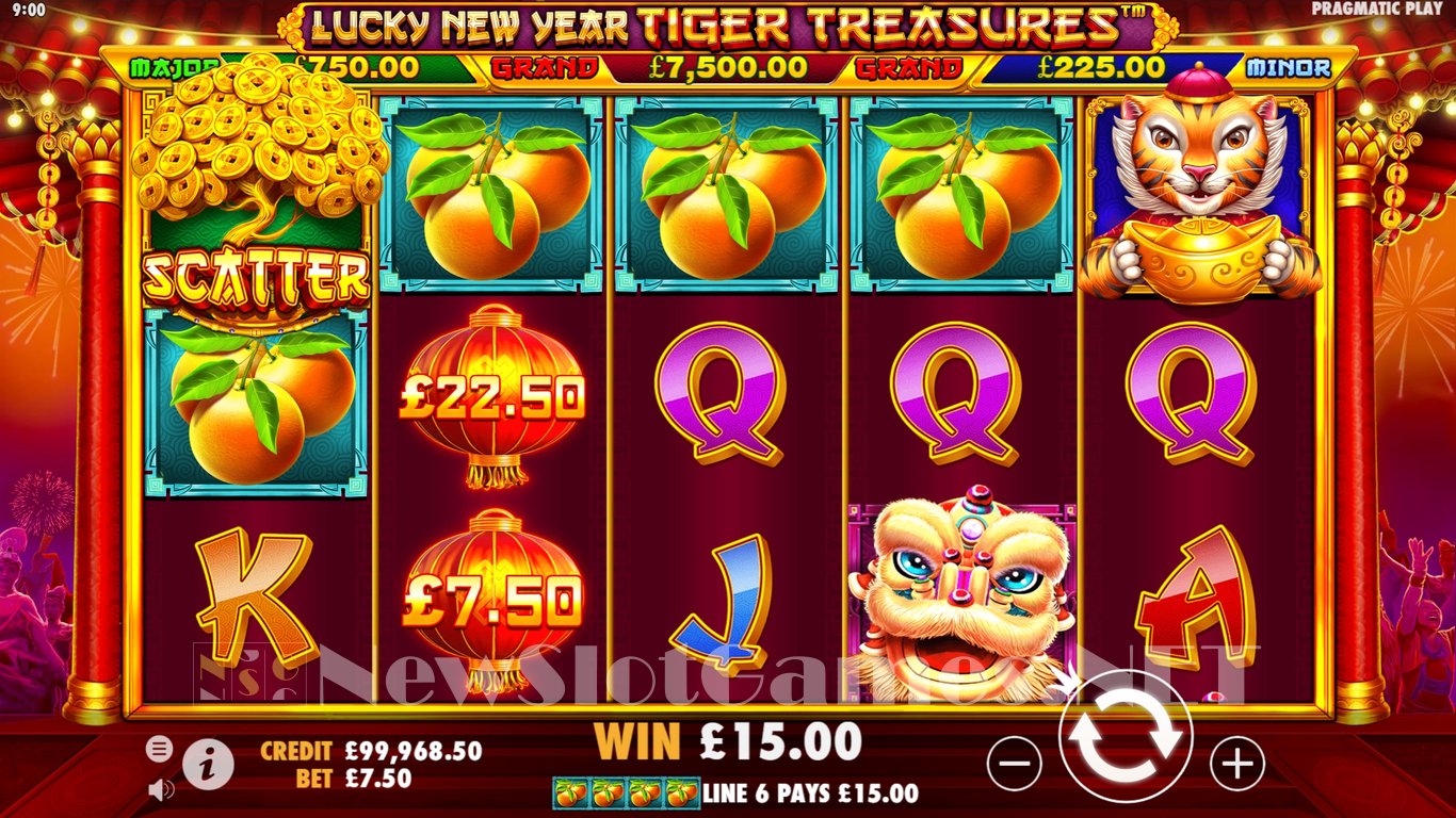 Lucky New Year Tiger Treasures Slot Slot Image in Demo - pic. 9