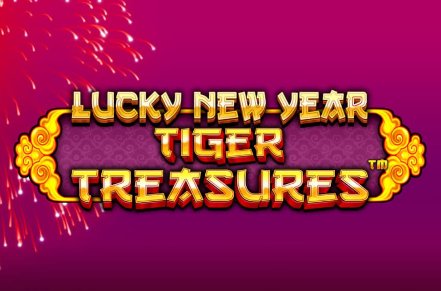 Lucky New Year Tiger Treasures Slot Logo