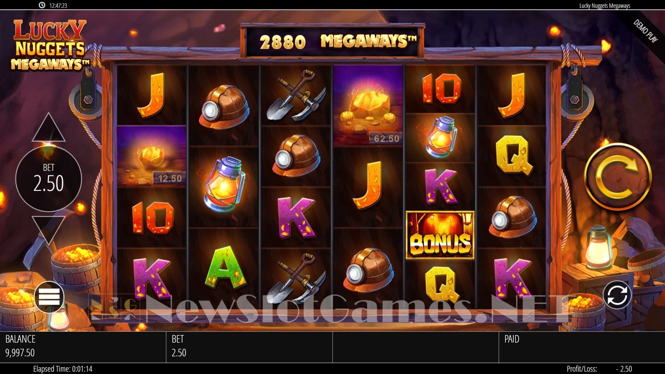 Lucky Nuggets Megaways Slot Slot Image in Demo - pic. 2