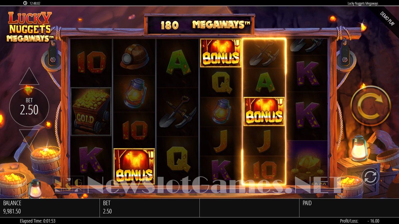 Lucky Nuggets Megaways Slot Slot Image in Demo - pic. 9
