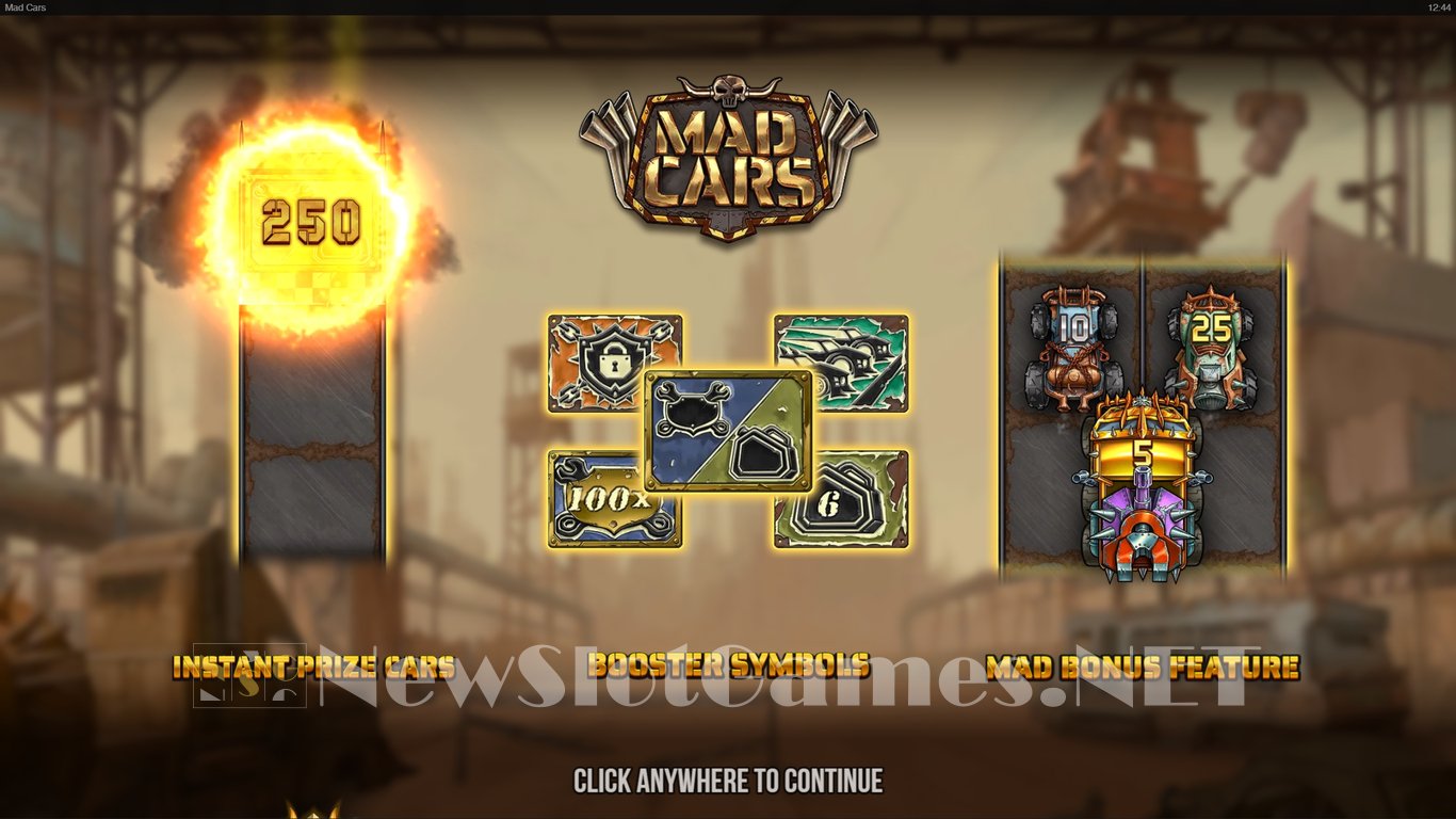 Mad Cars Slot Demo Image
