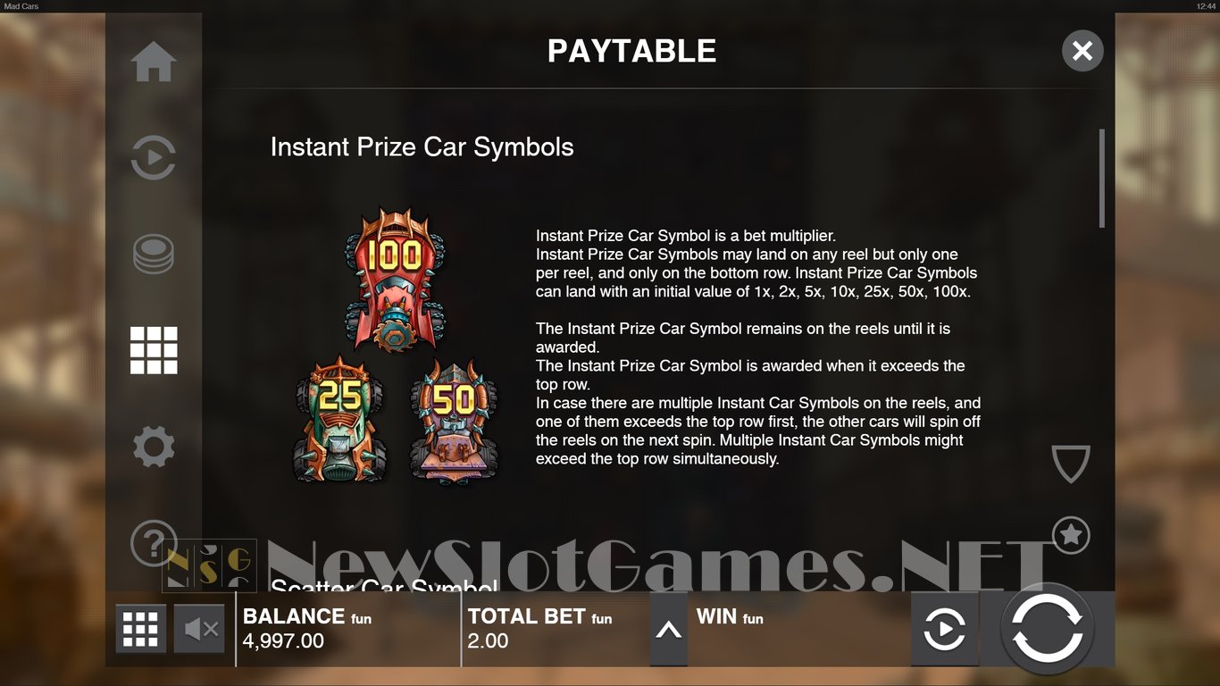 Mad Cars Slot Slot Image in Demo - pic. 6