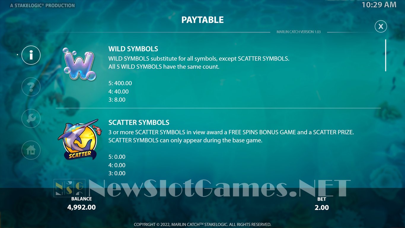 Marlin Catch Slot Slot Image in Demo - pic. 4