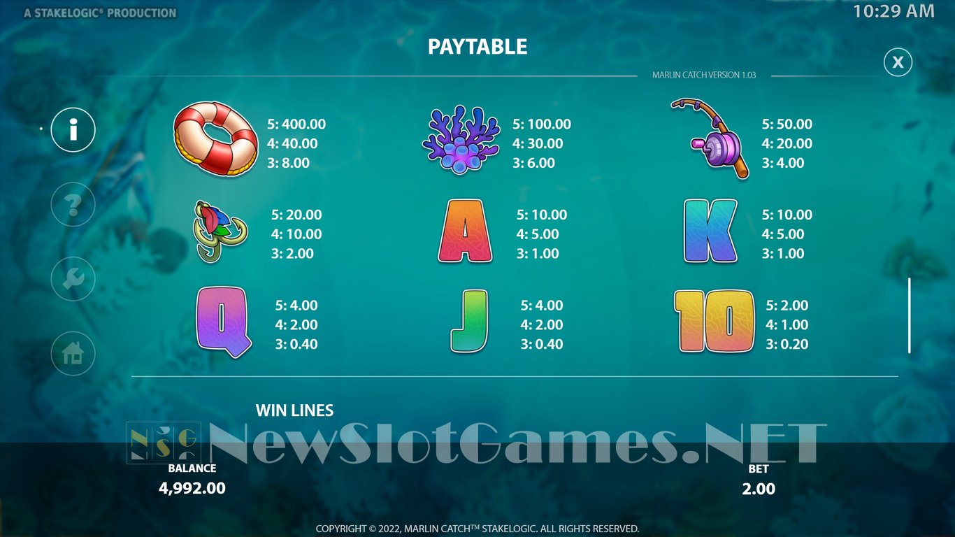 Marlin Catch Slot Slot Image in Demo - pic. 5